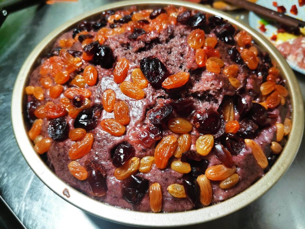 黑香米发糕的做法