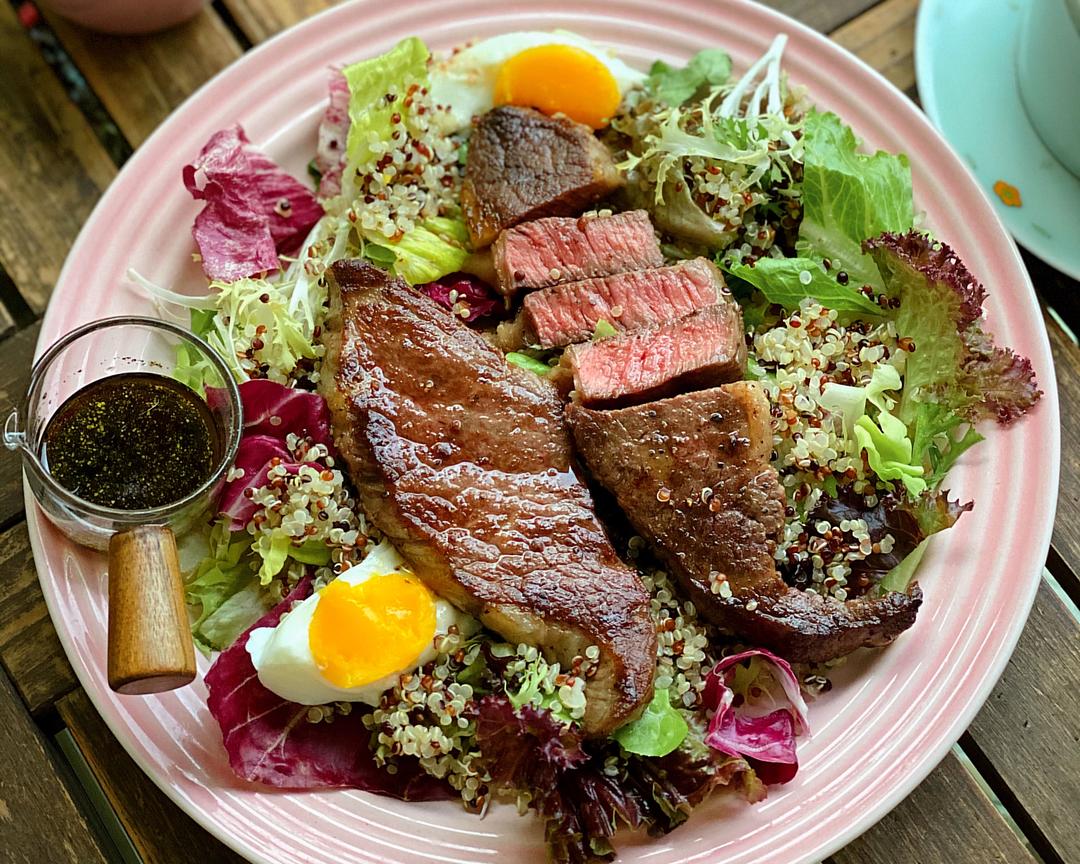 牛排藜麦沙拉🥗的做法