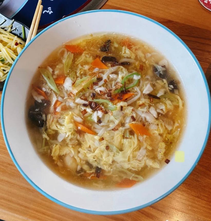 蓬莱小面黄鱼汤版