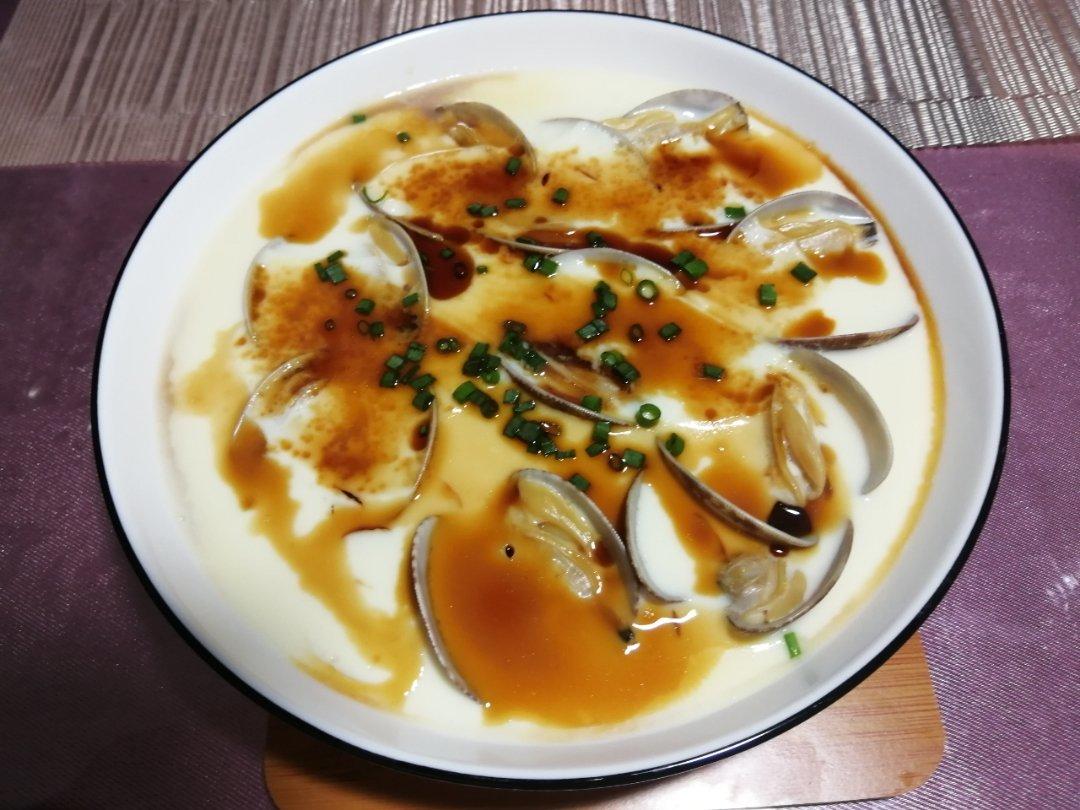 超滑嫩的蛤蜊炖蛋