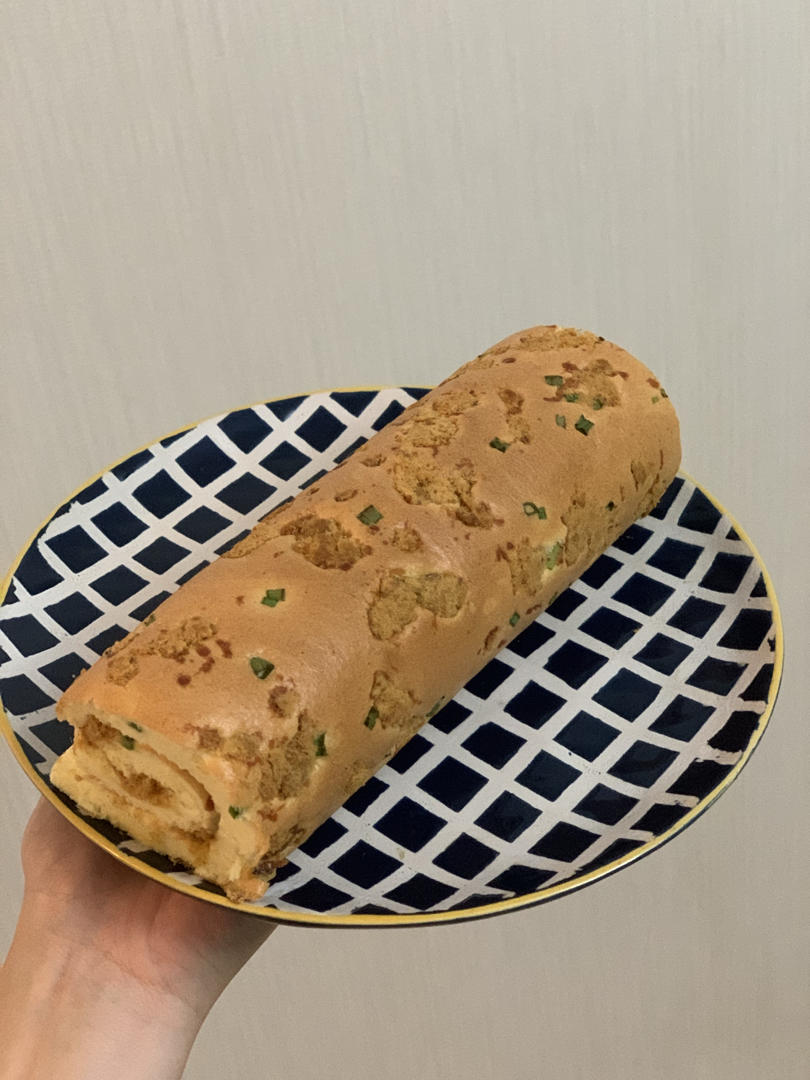 怎么卷都不裂的肉松蛋糕卷