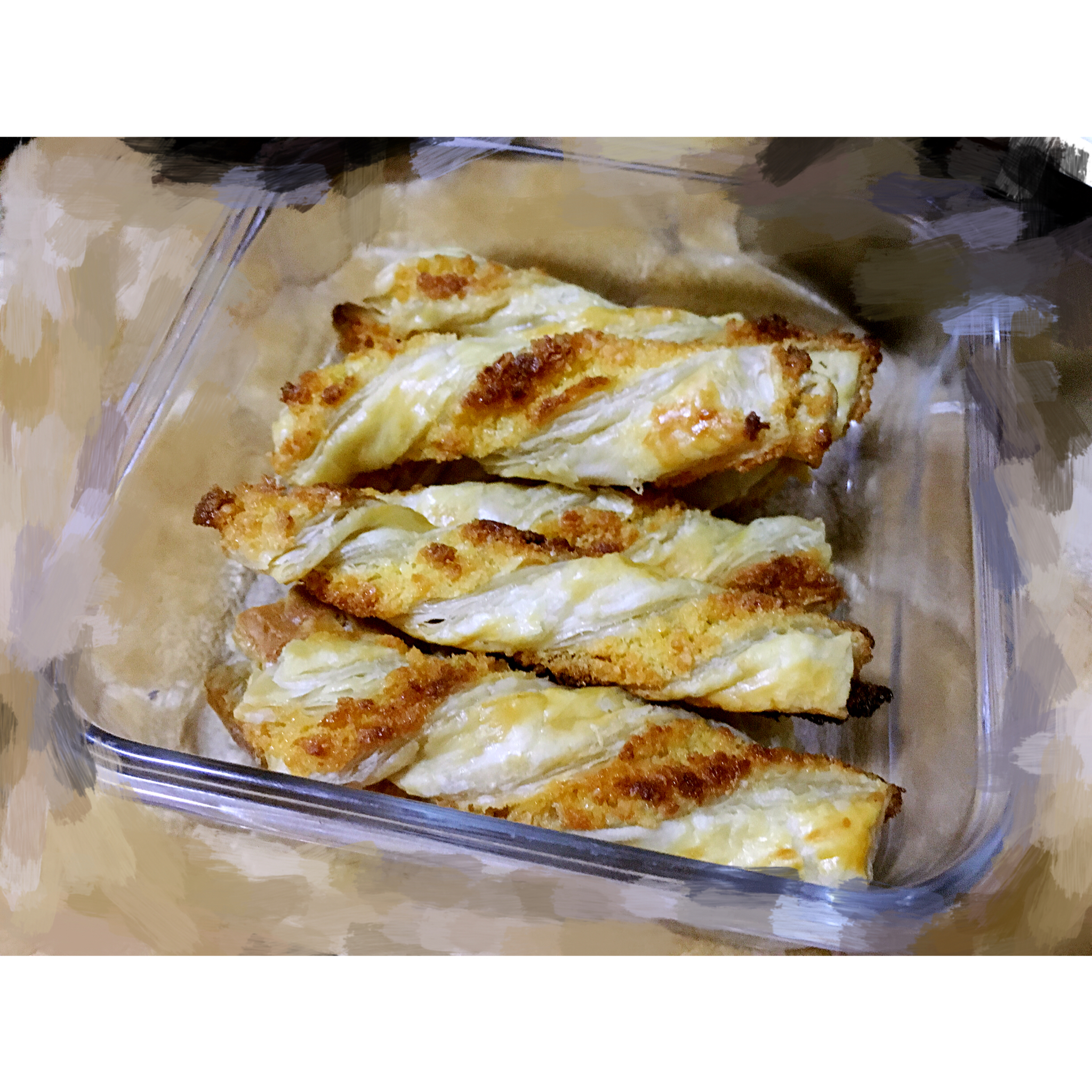 饼皮千层椰蓉酥