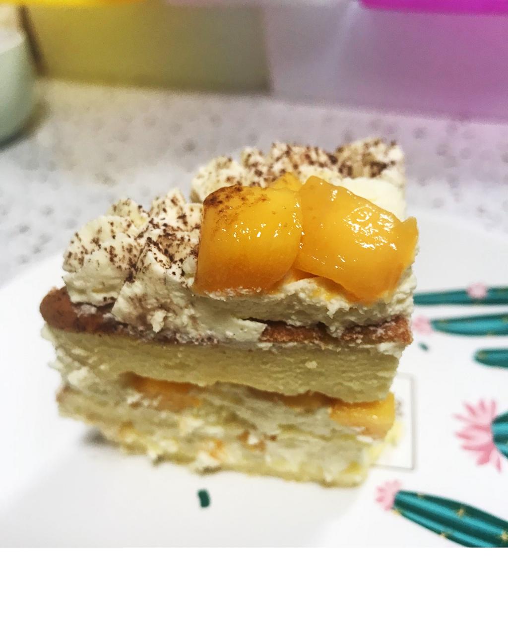 【零失败】不会裱花没关系的水果裸蛋糕 芒果裸蛋糕 完美戚风胚