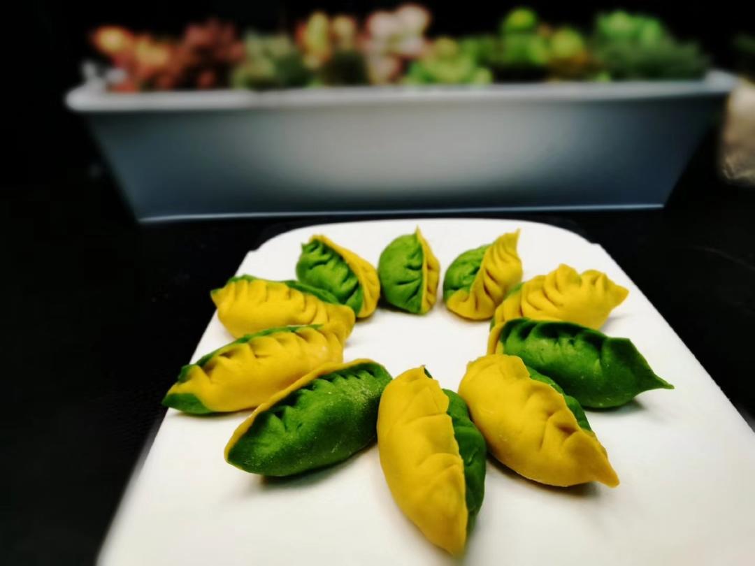 彩色饺子皮