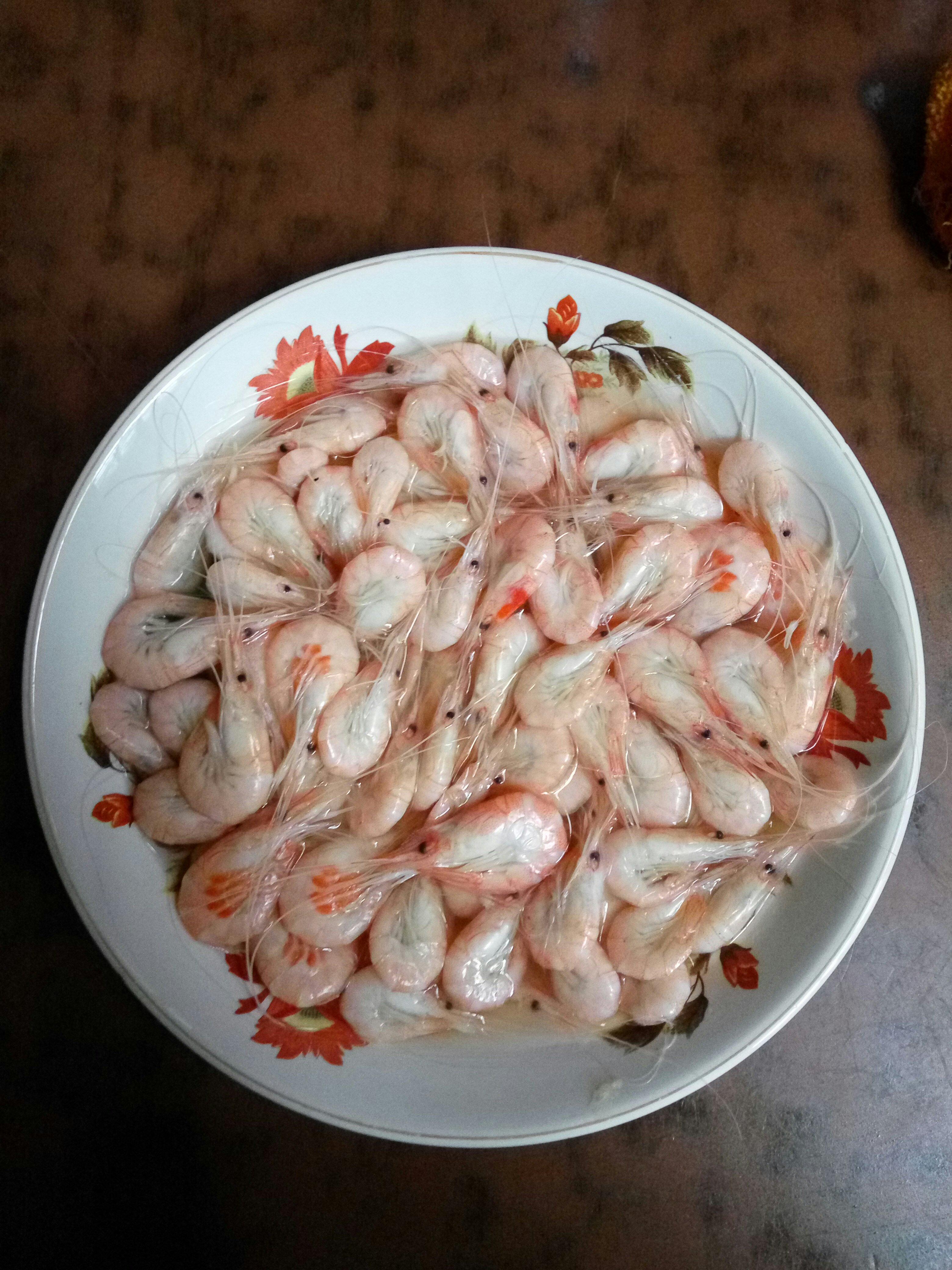 盐水白米虾的做法