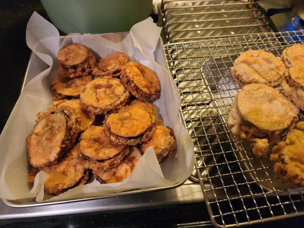 酥炸茄盒￨外酥里嫩