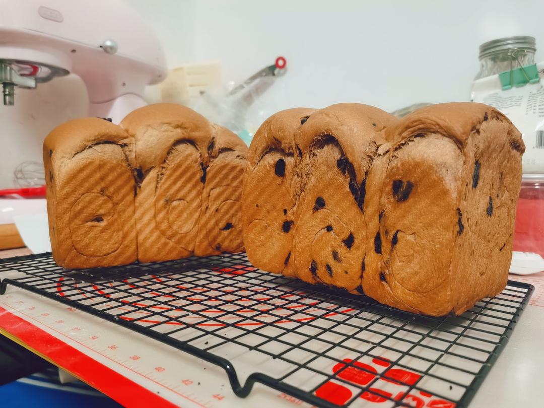 奶油巧克力吐司