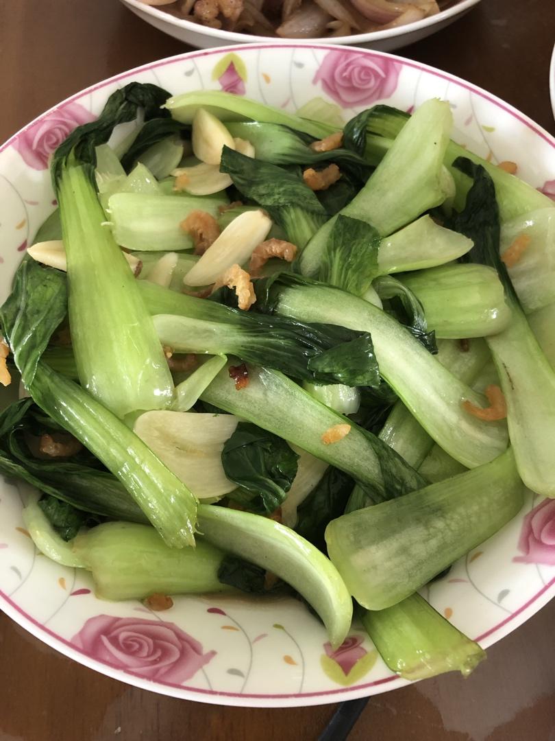 快手简餐－清炒海米小油菜