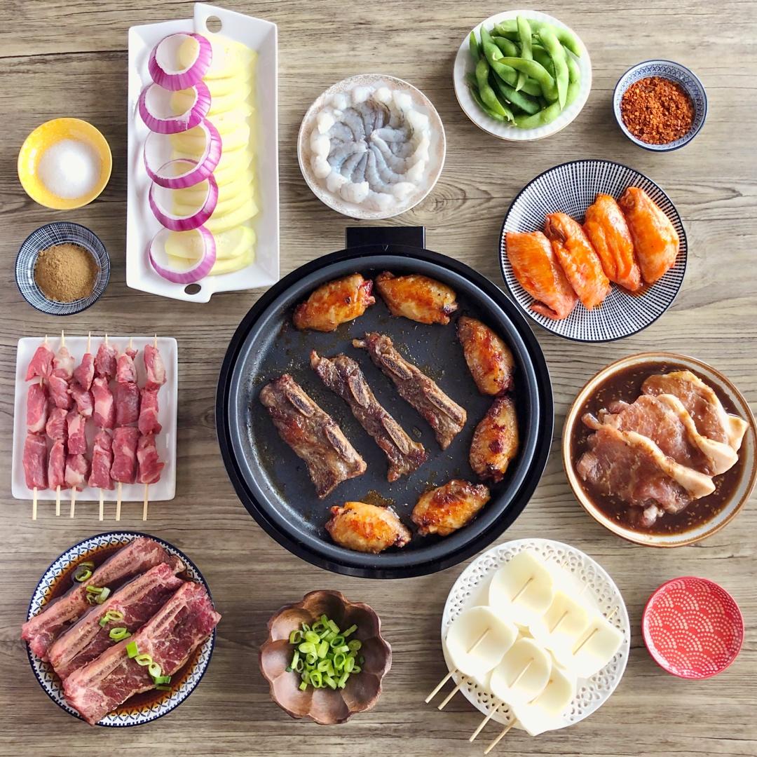 朱圈圈儿做的家庭自制烤肉