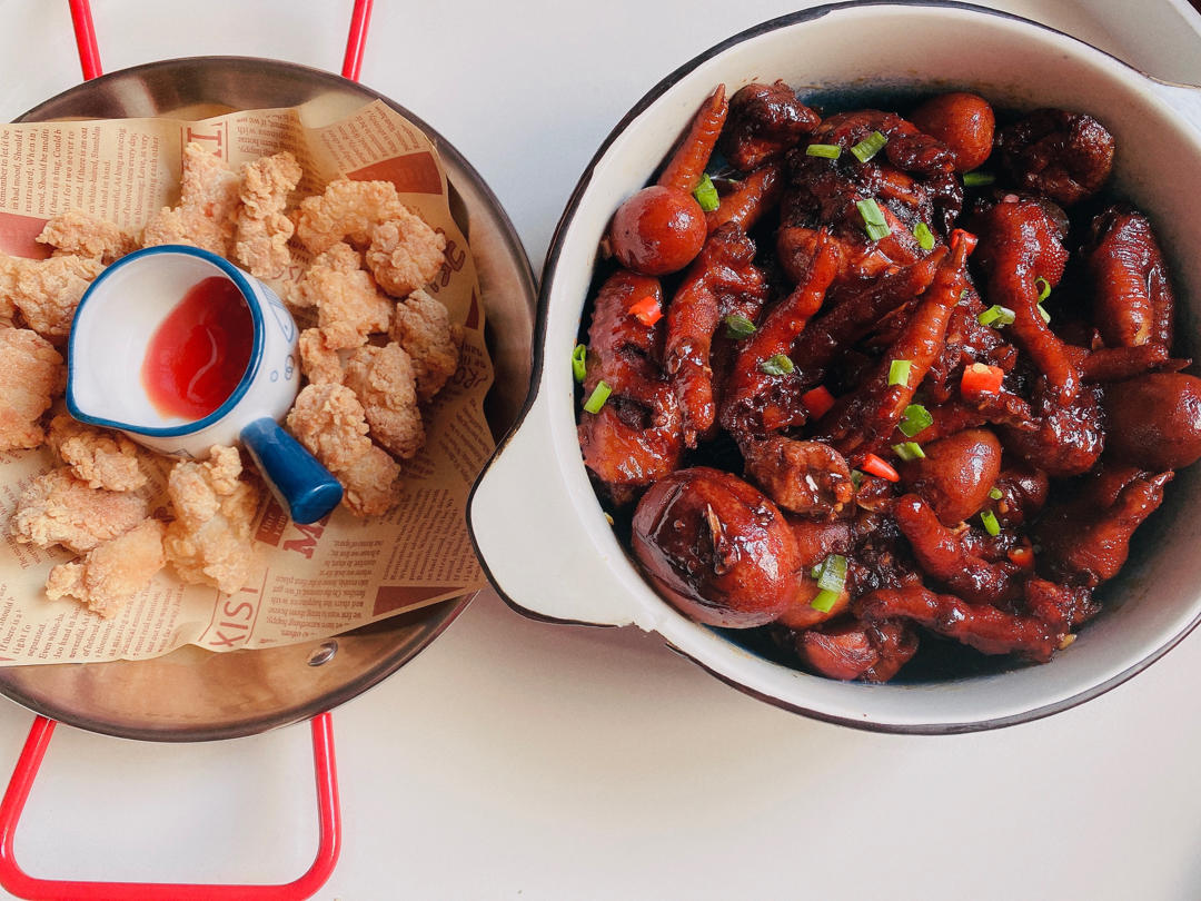 速冻鸡米花少油烤箱版