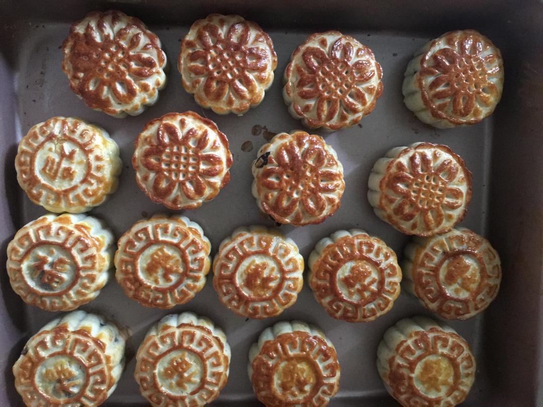 广式蛋黄莲蓉月饼（附失败原因分析）