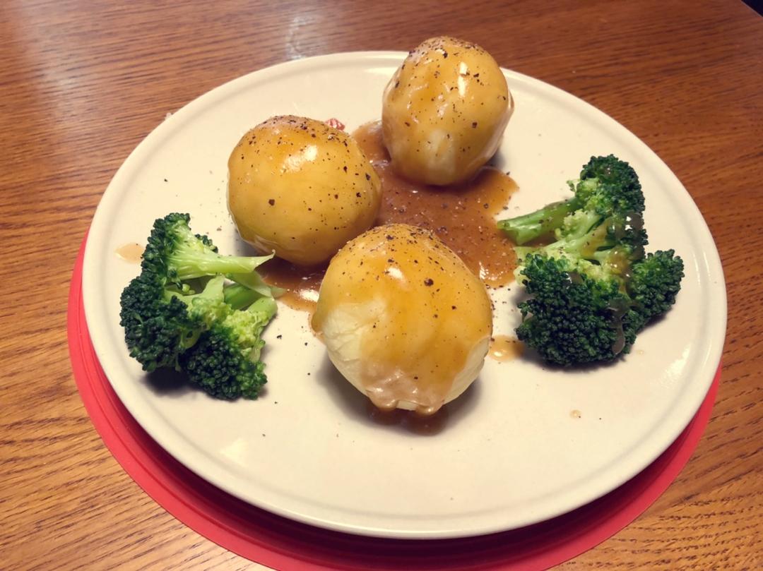 蚝油土豆泥