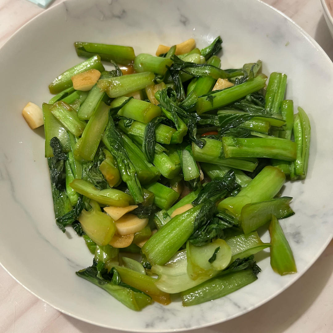 清炒小白菜 简单好吃