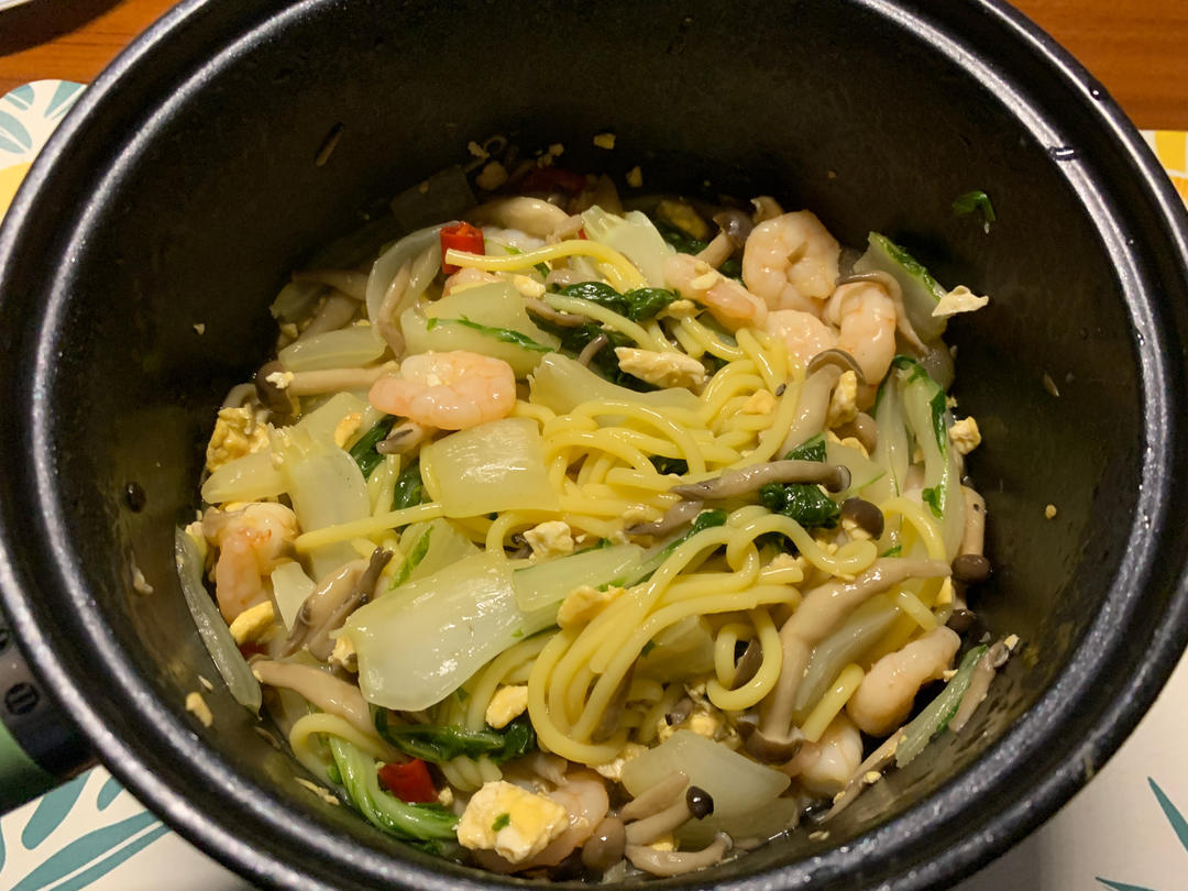 蘑菇鸡蛋炒小青菜——健康低卡家常菜