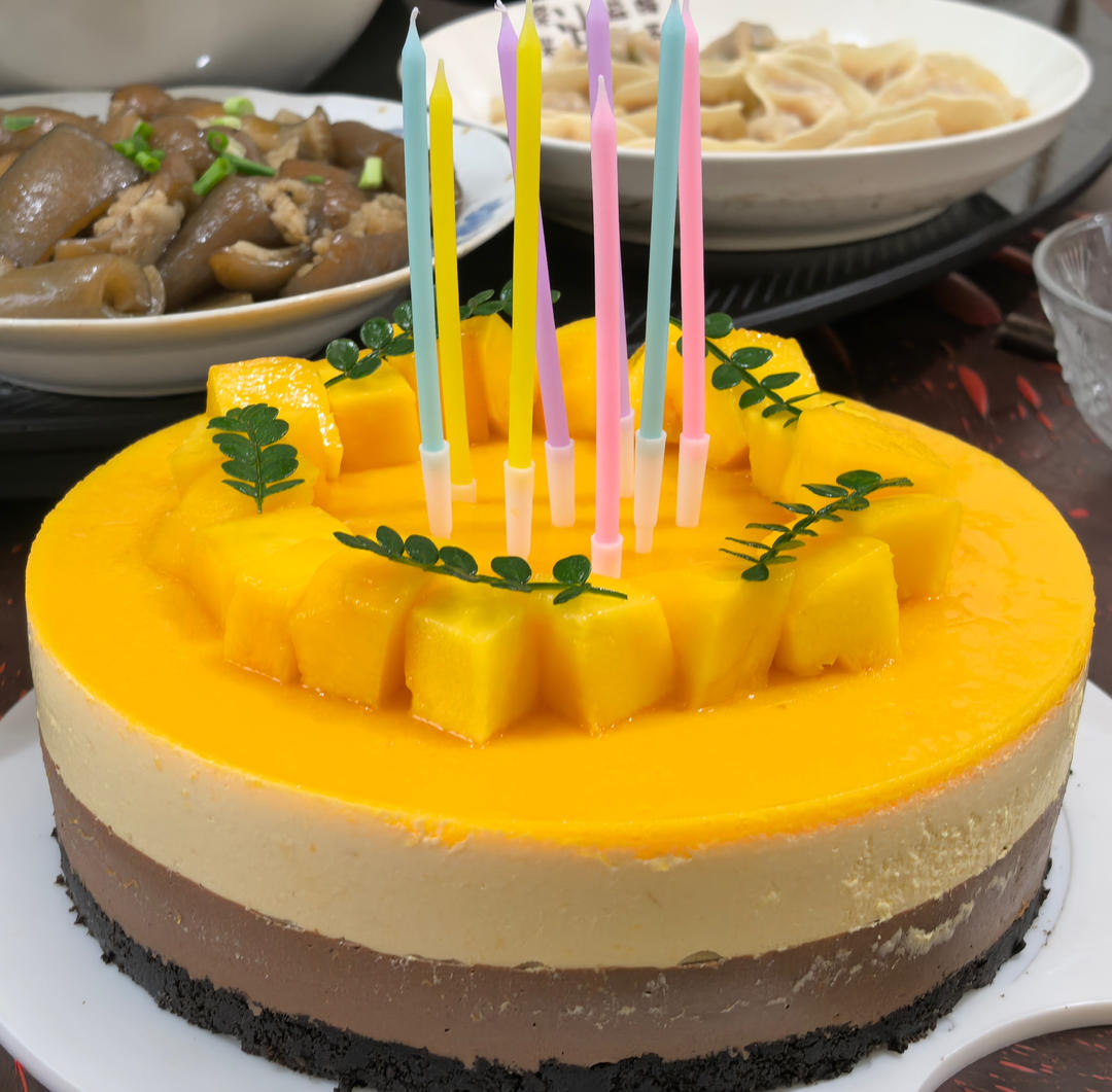 巧克力芒果慕斯