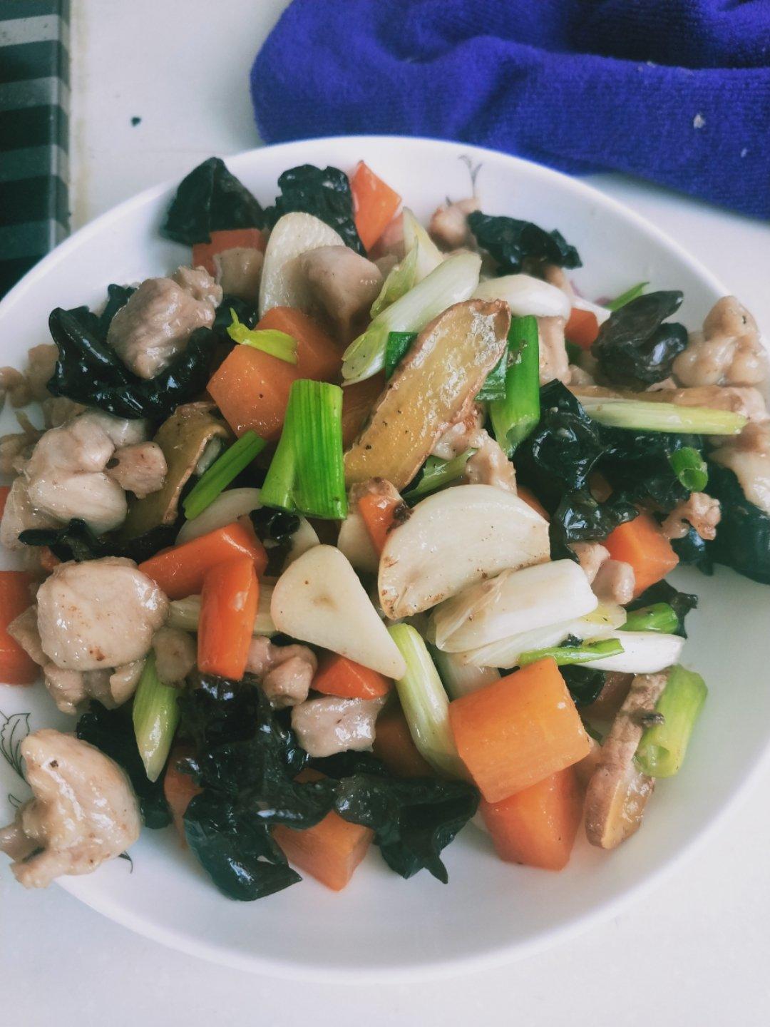 鸡肉菜谱1⃣️-辣炒鸡丁（米饭杀手）