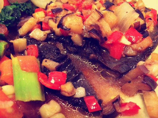 香烤茄子大蘑菇