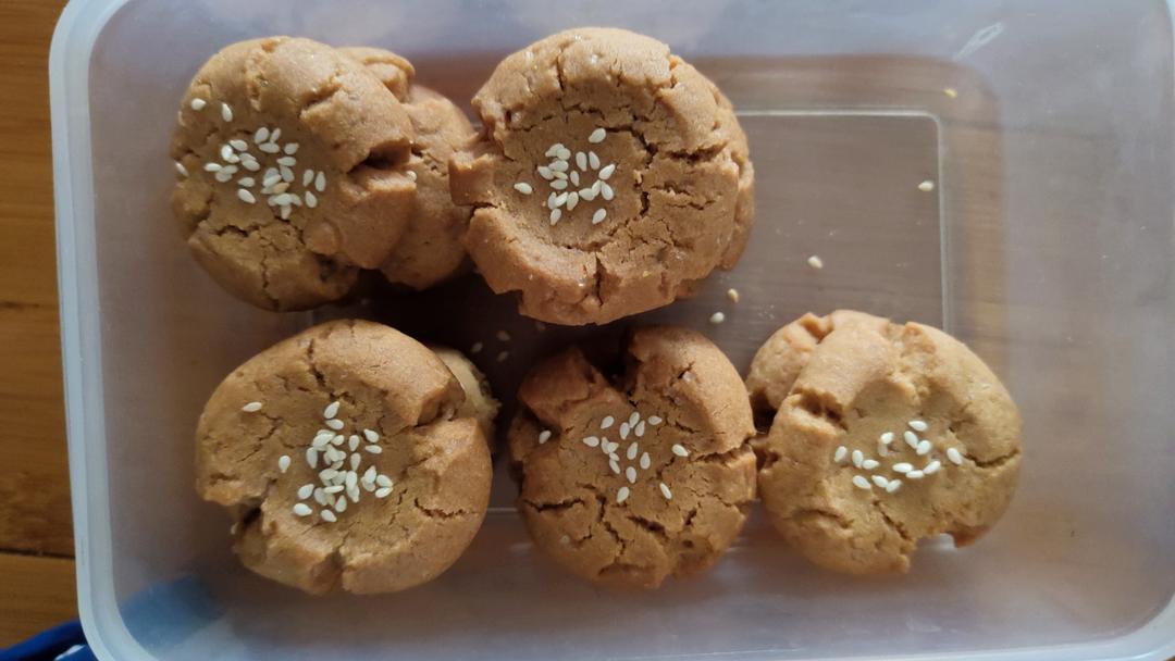 宫廷桃酥 入口即化 无泡打粉无猪油版本 附自然开裂整形视频