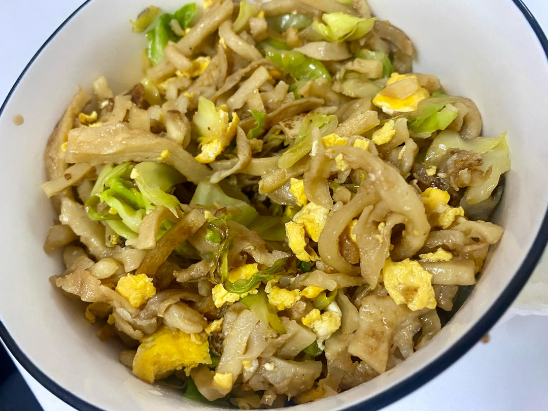 连吃了三天的炒饼