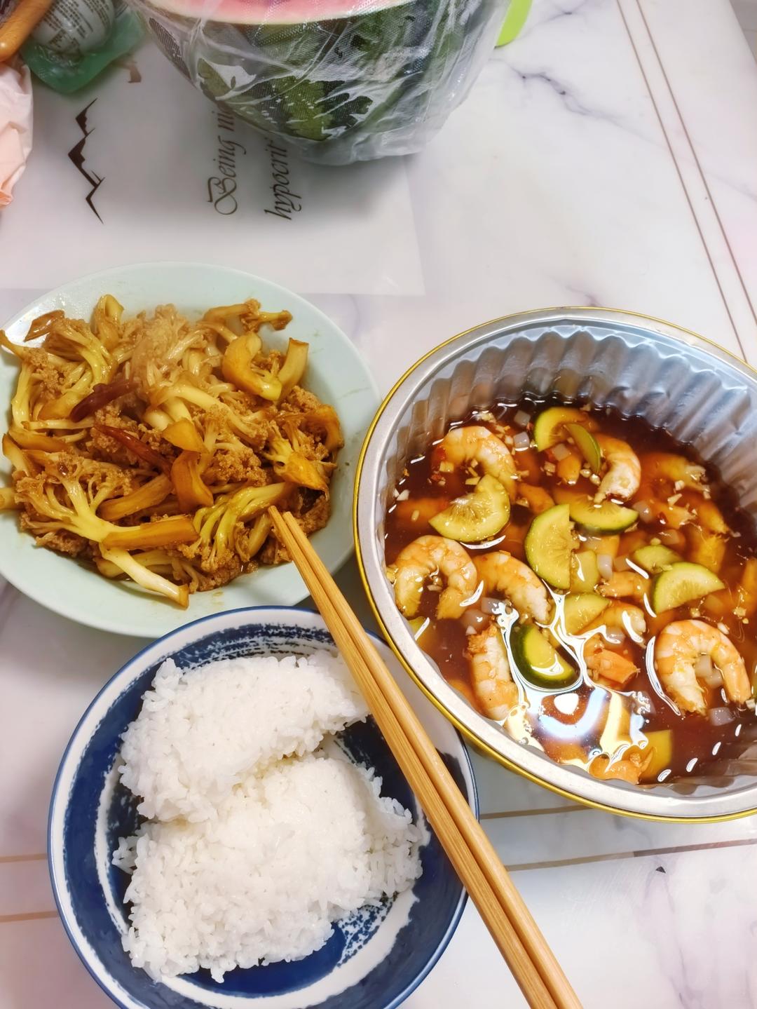 家常素炒菜花，清脆！