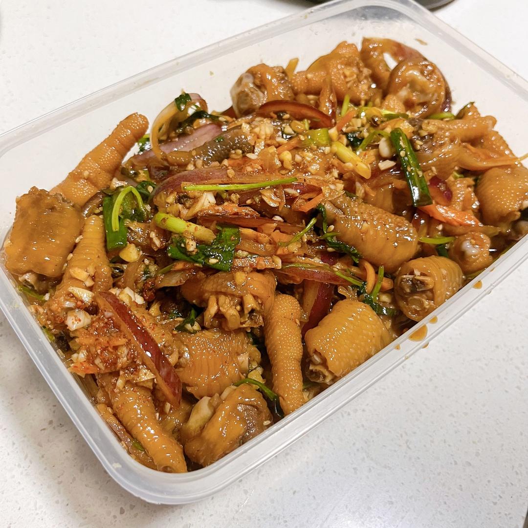 网红酸辣鸡爪❤️无柠檬🍋蒜香味滴❤️