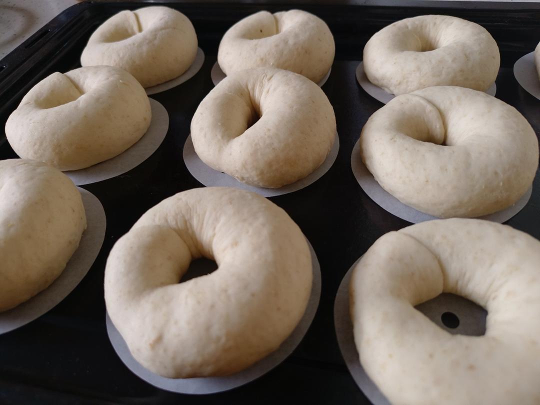 低糖无油燕麦贝果