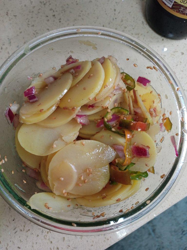 🔥爆好吃超爽口开胃的凉拌酸辣土豆片❗️超简单