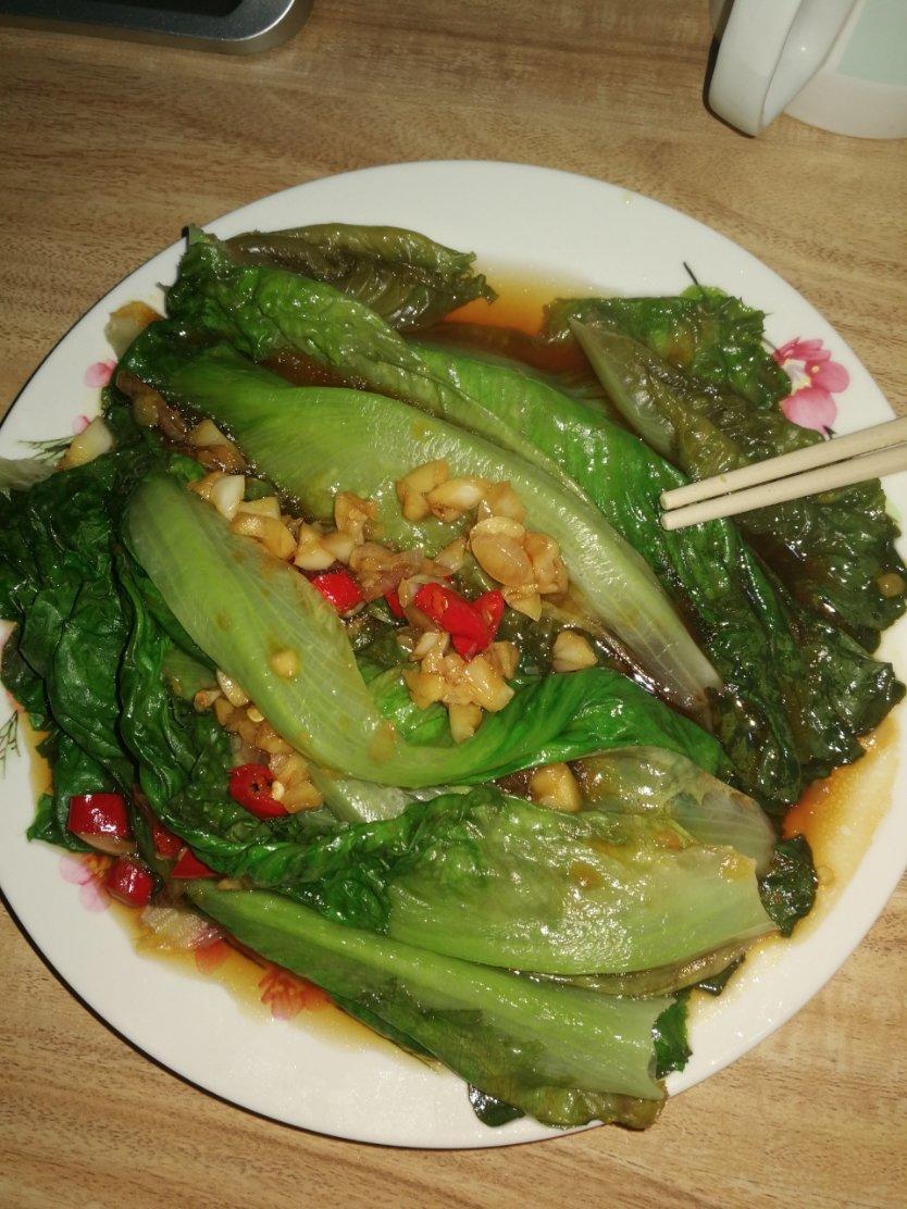 低脂蚝油生菜