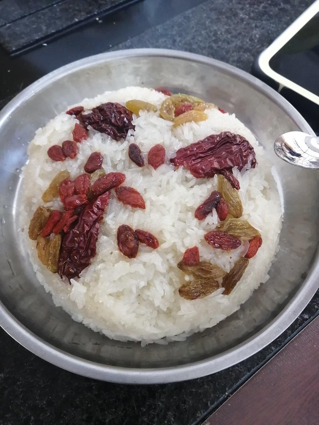 【猪油夹沙八宝饭】古法蒸糯米