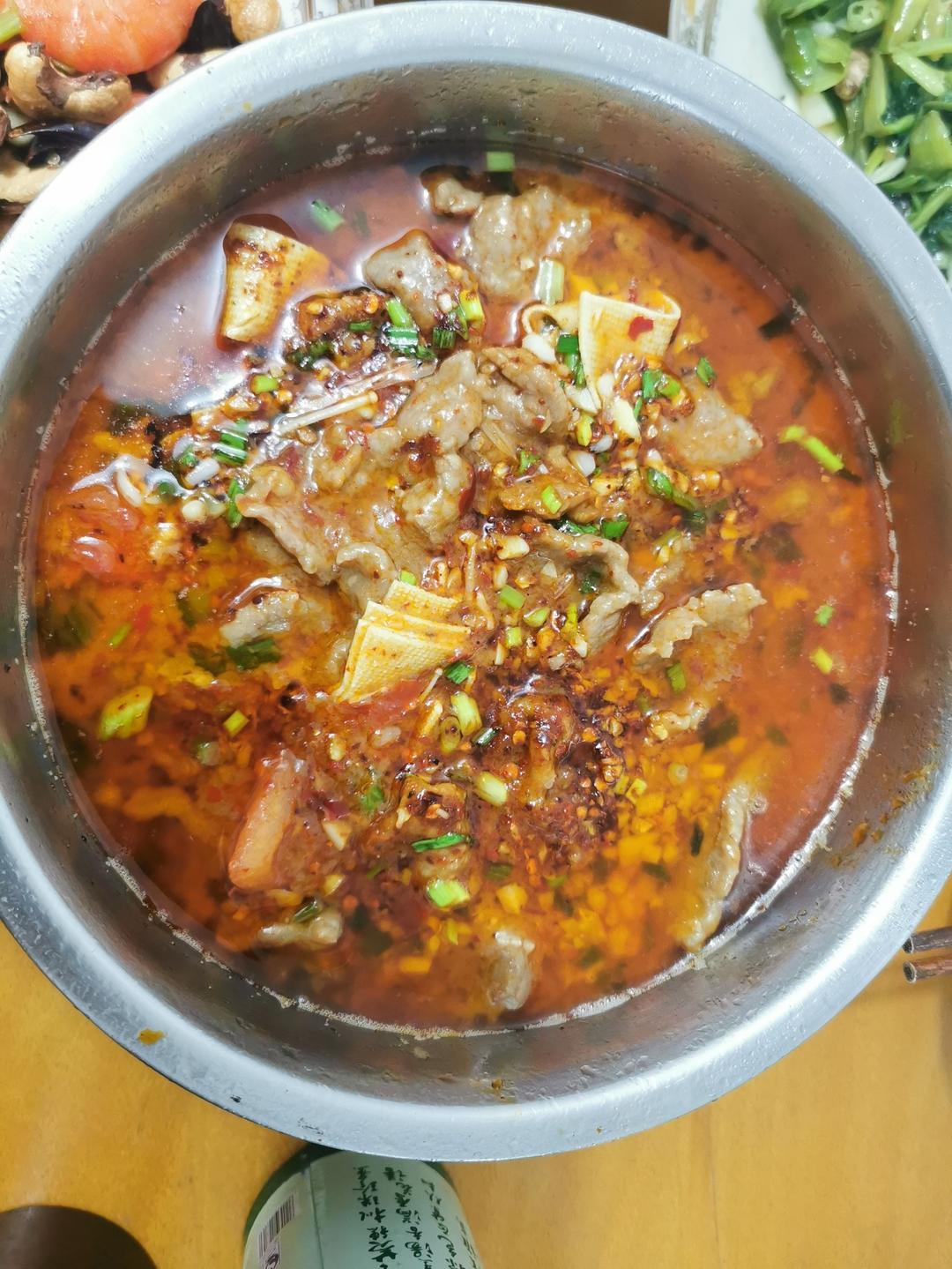 家常版超级详细的水煮牛肉水煮肉片