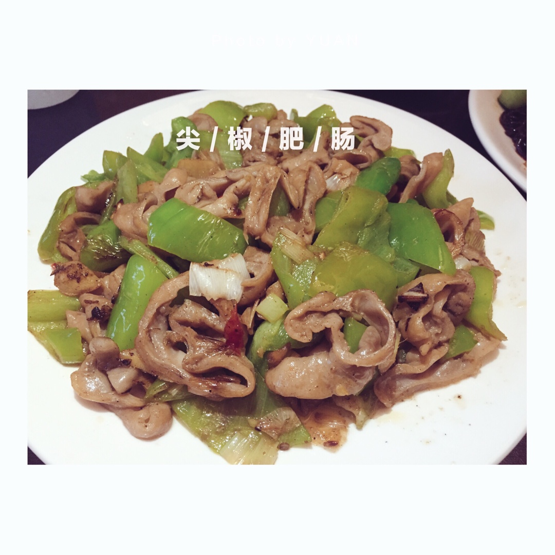 尖椒熘肥肠