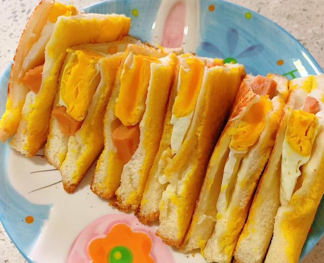 儿童早餐—假假三明治的做法
