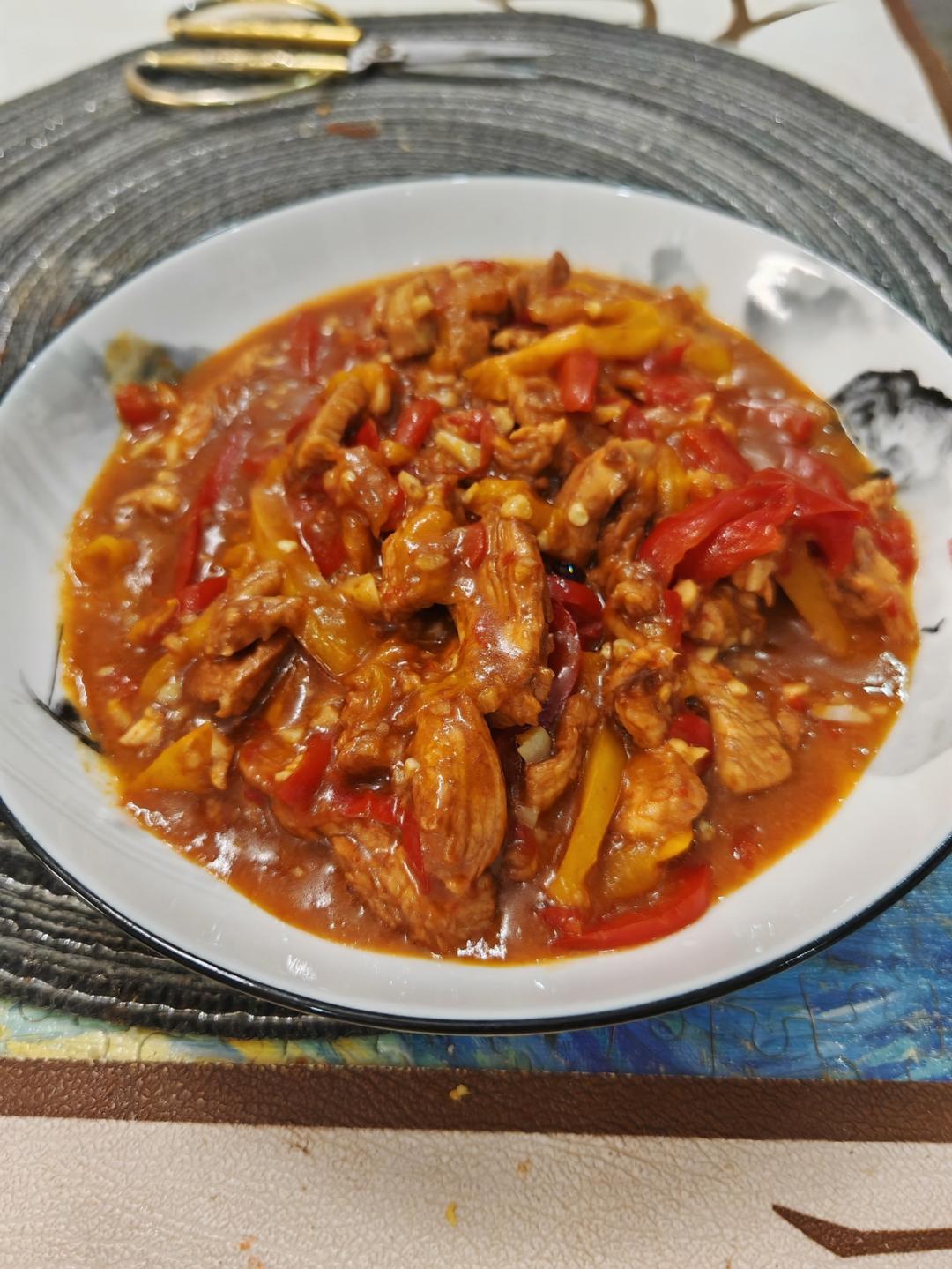 ㊙️超级下饭的青椒炒肉丝❗️吃三碗饭都不够