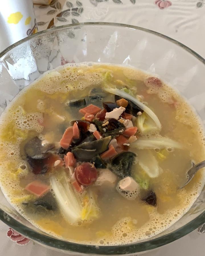 鲜掉眉毛的上汤娃娃菜