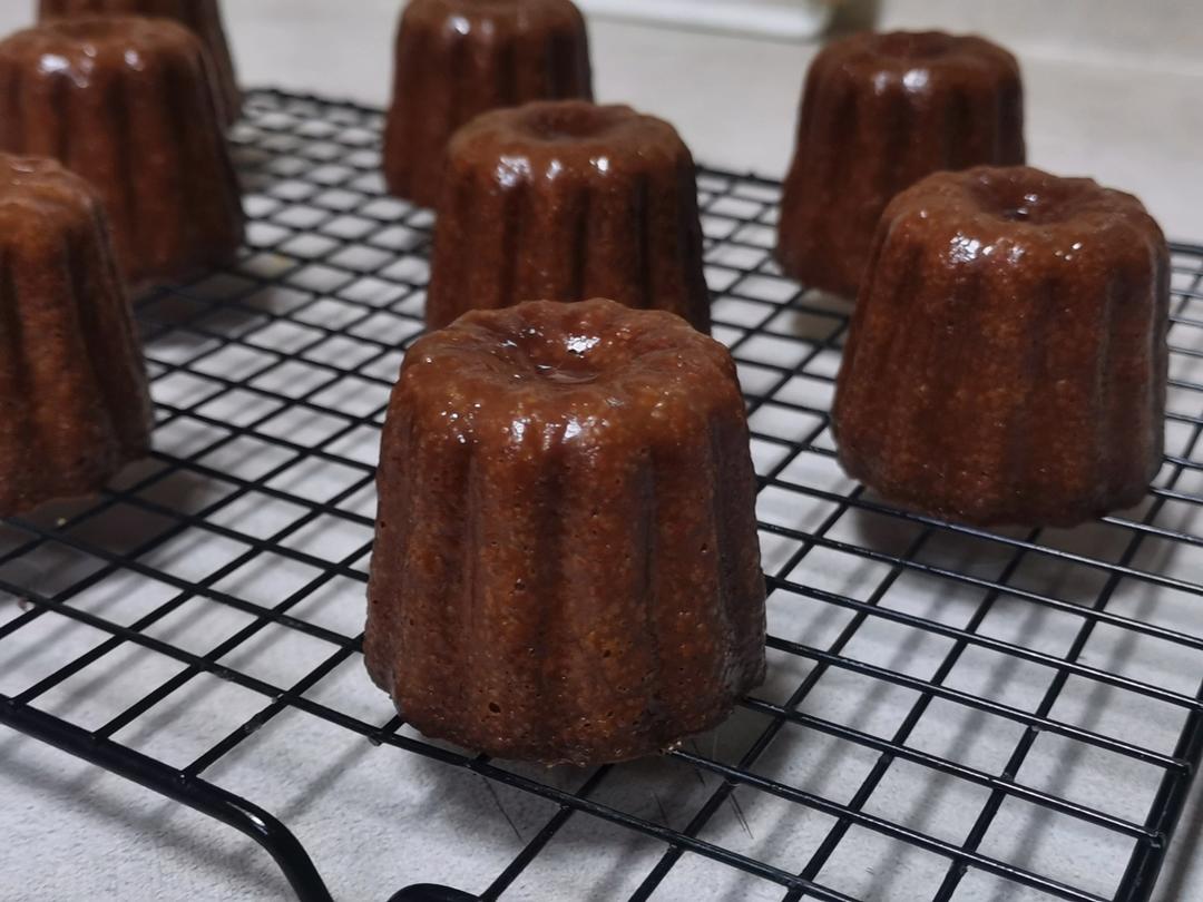 波尔多可露丽（鸳鸯奶茶与抹茶）—便宜钢模无需震面糊