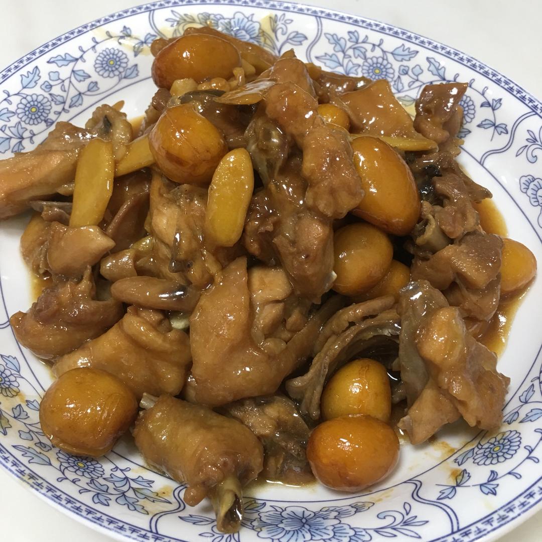 凤眼果焖鸡