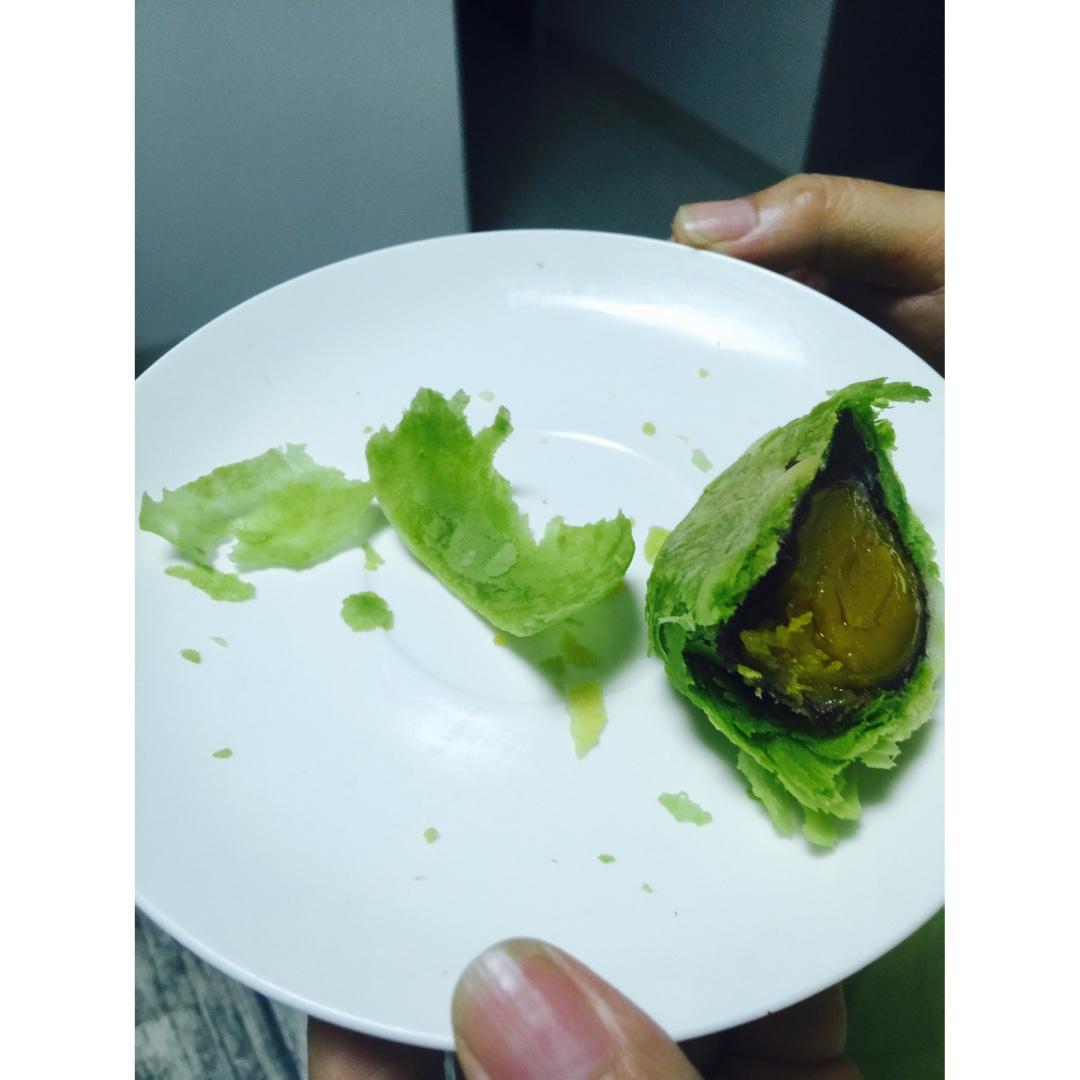 蛋黄酥~紫薯、抹茶、原味~花好月圆，中秋快乐~内附一次做六色蛋黄酥方法~