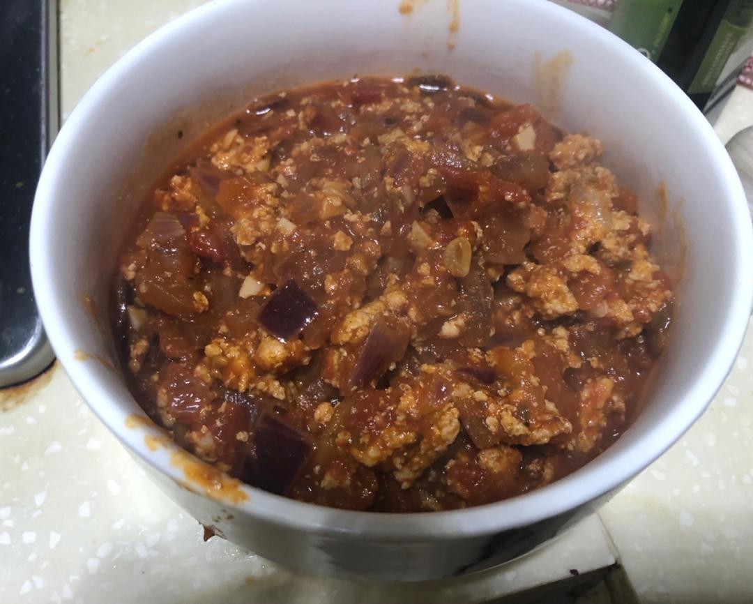 番茄肉酱意大利通心面