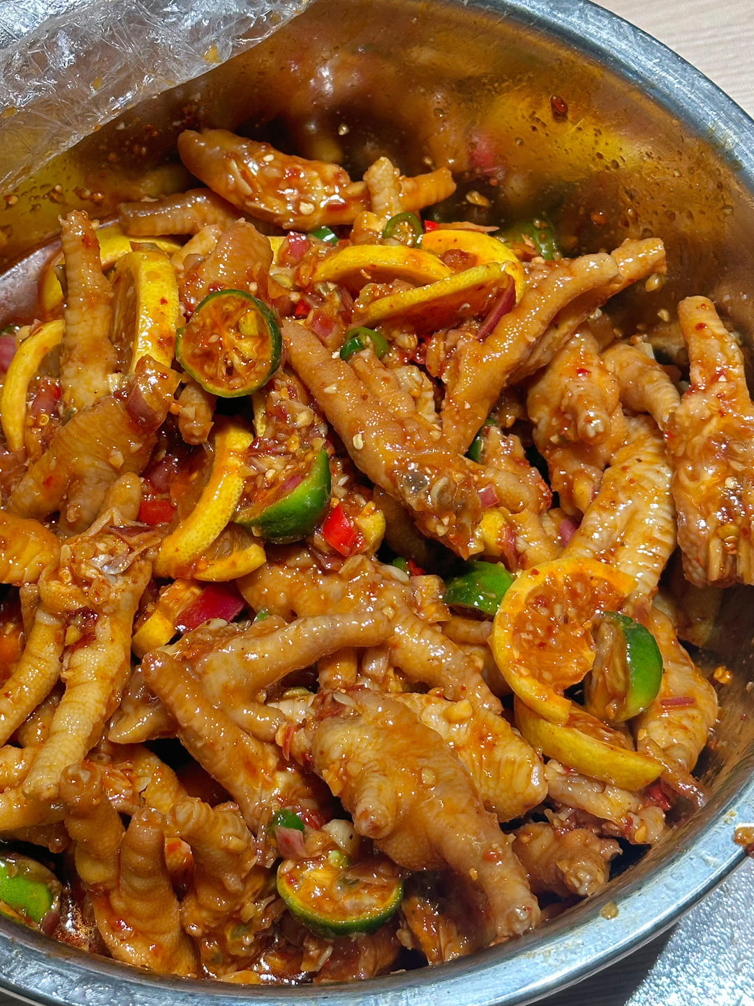 柠檬百香果鸡爪