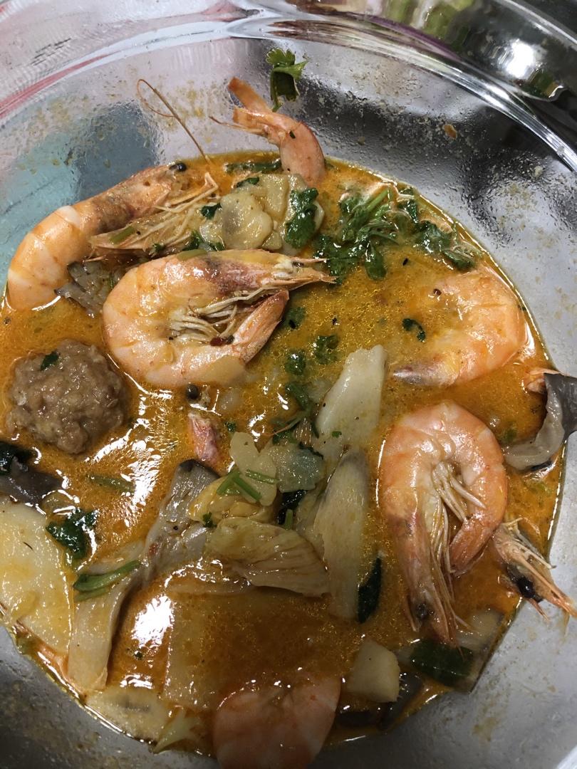 在家就可以做的简单麻辣牛油冒菜