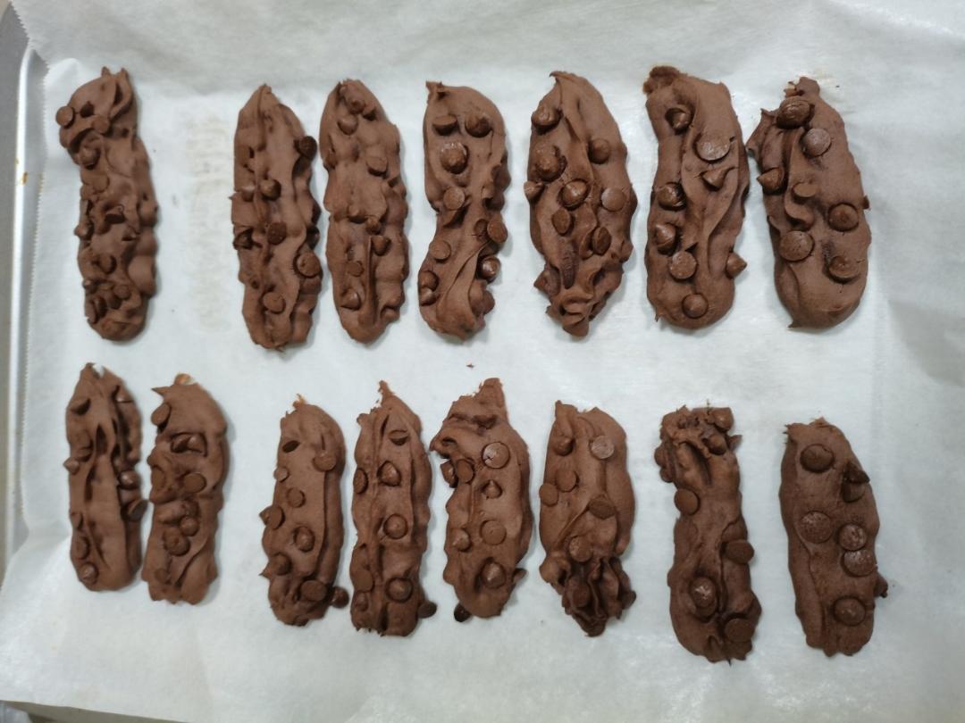 外脆里糯❗️零失败❗️巧克力可可手指麻薯❗️