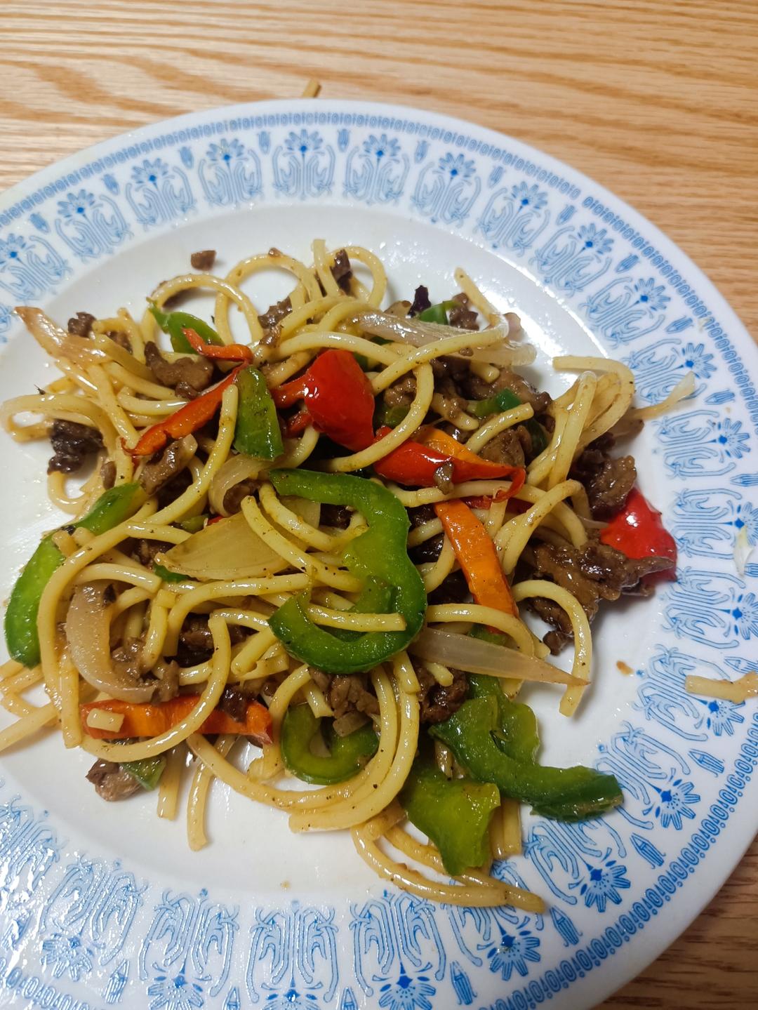 比餐厅好吃的黑椒牛柳意面🍝零失败简单教程