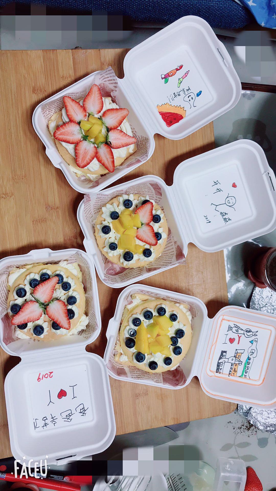 网红便当盒子蛋糕（附做法）