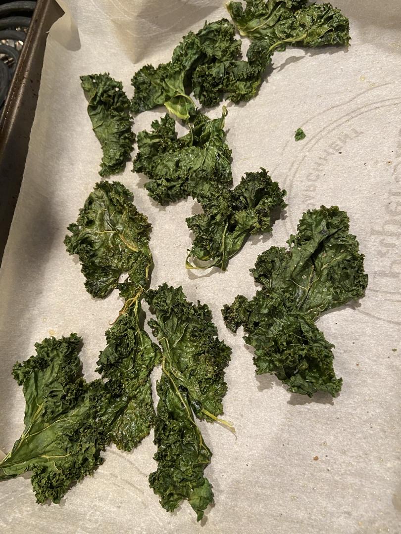 🥬羽衣甘蓝脆【kale Chips 】超级健康的健身零食