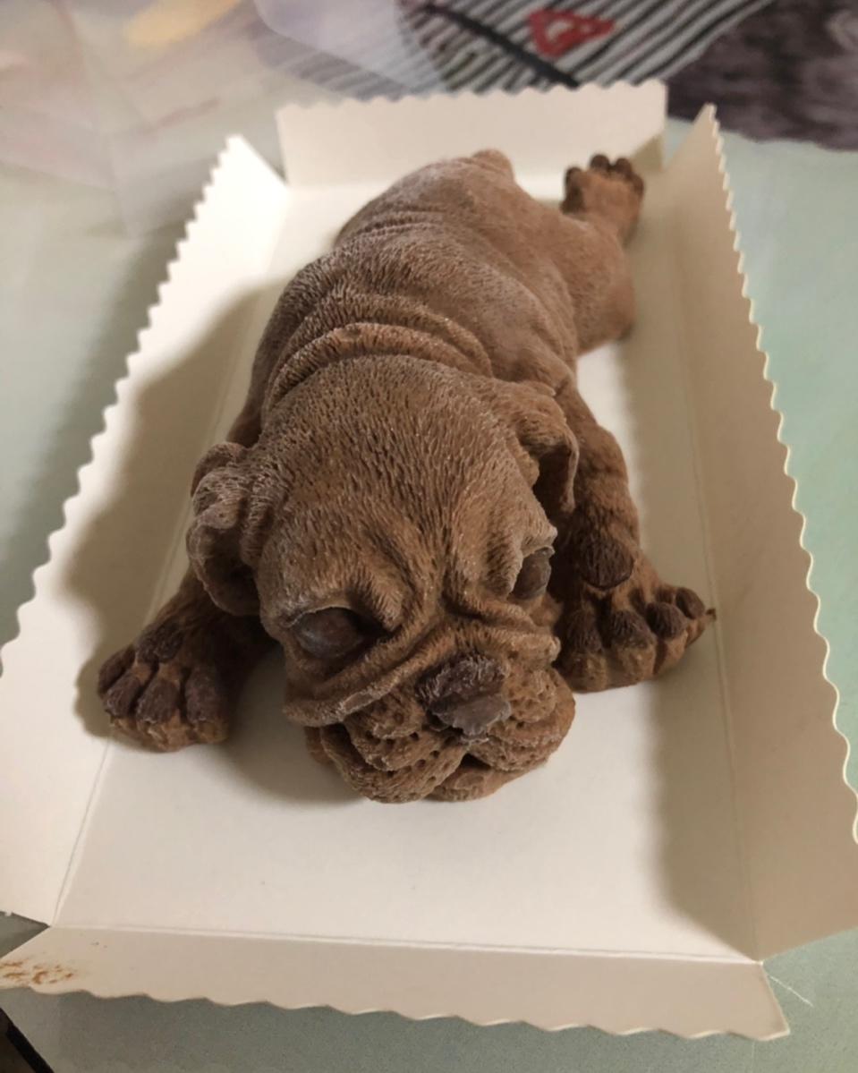 手机用户4449_3410做的网红狗狗蛋糕