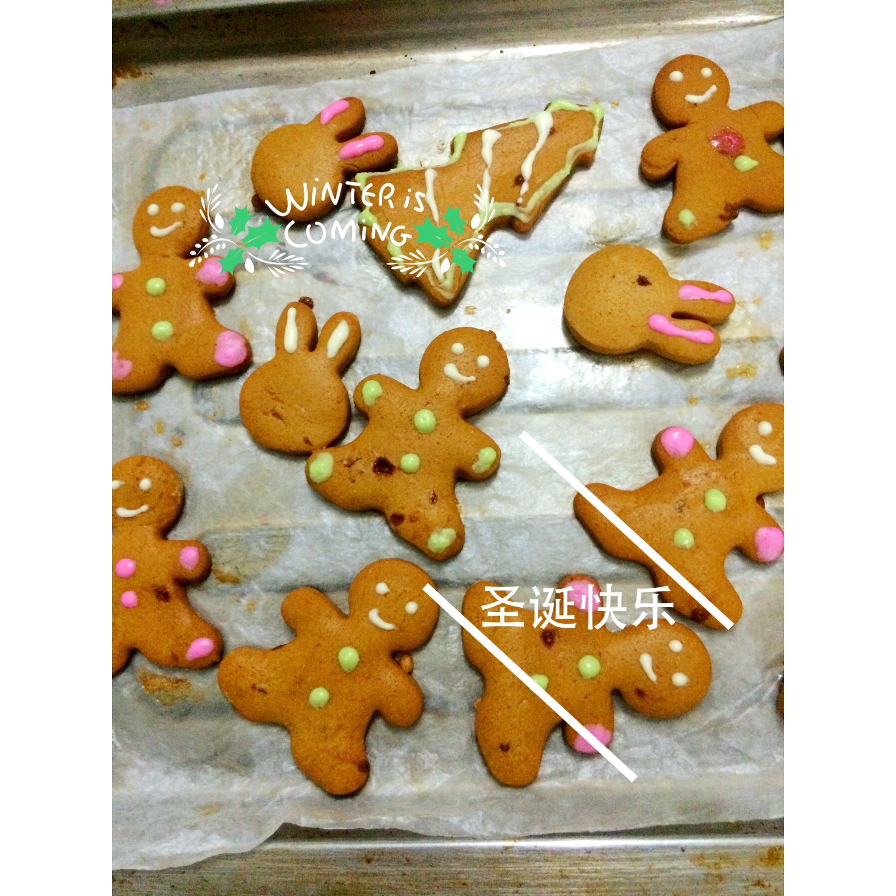 【圣诞】法式姜饼人饼干~姜糖饼干