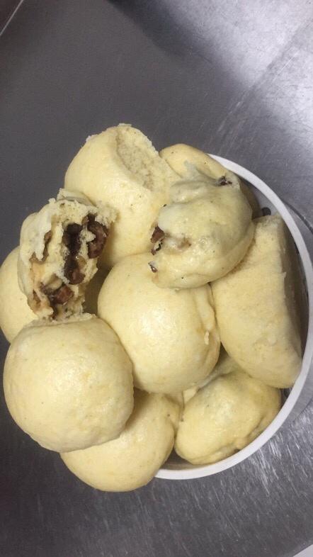 玉米白面两掺炝面馒头