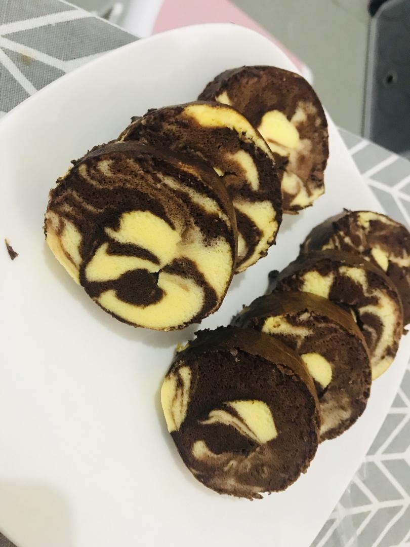 可可戚风蛋糕卷