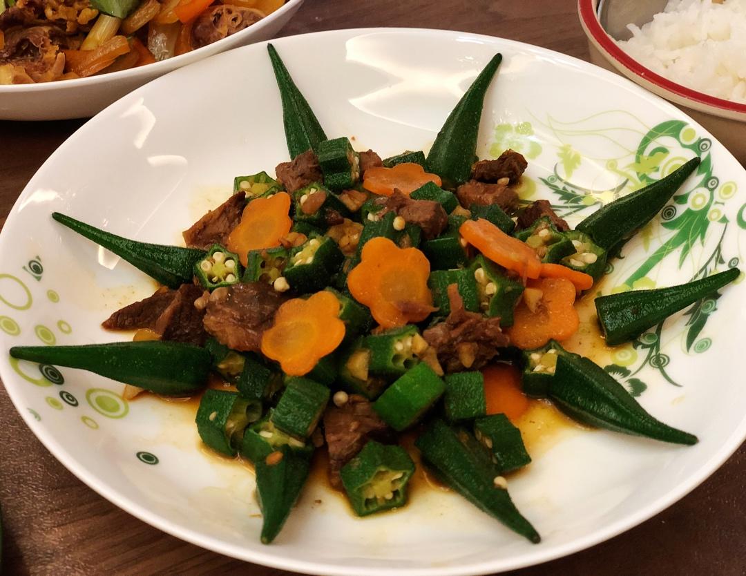 秋葵炒肉