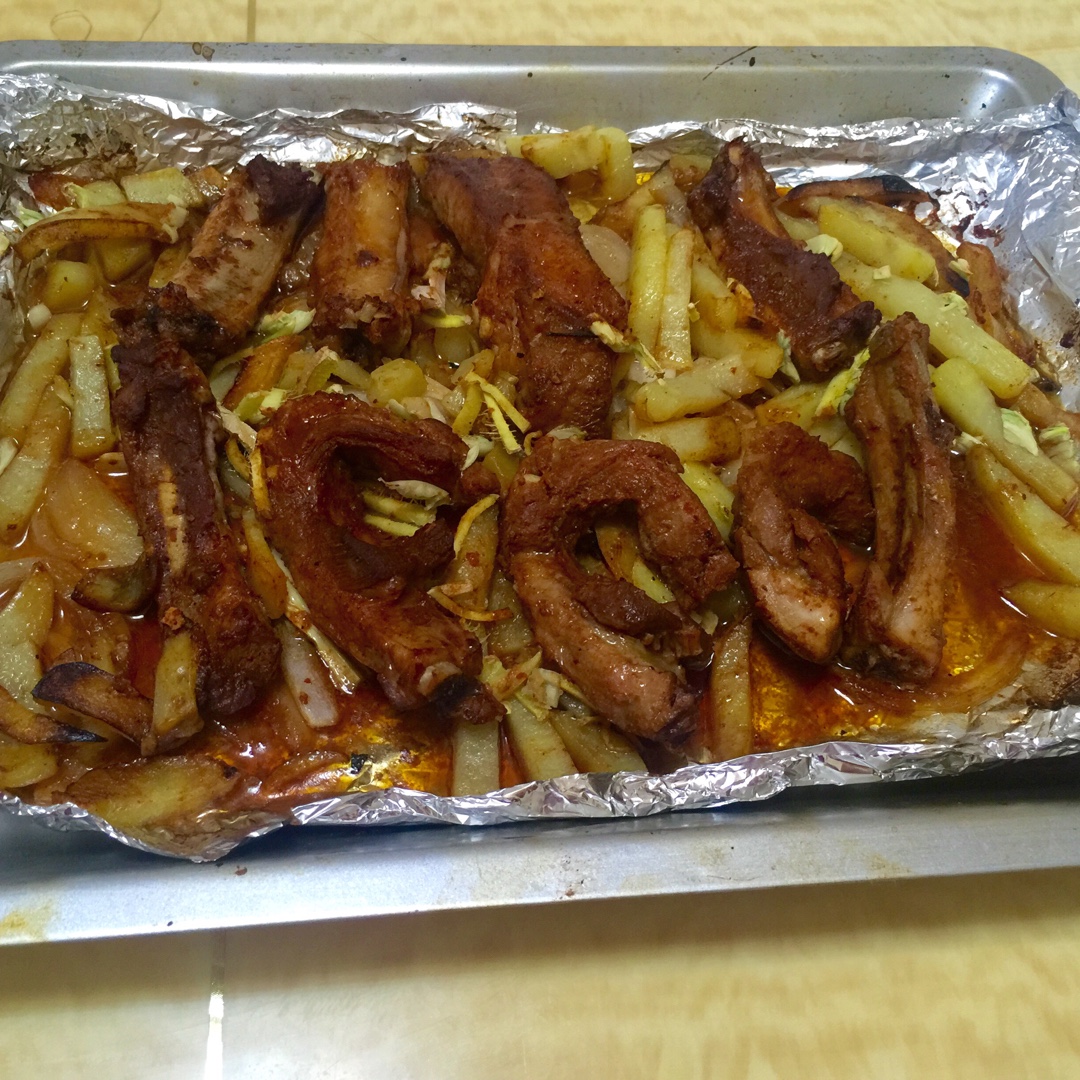 蜜汁酱烤排骨